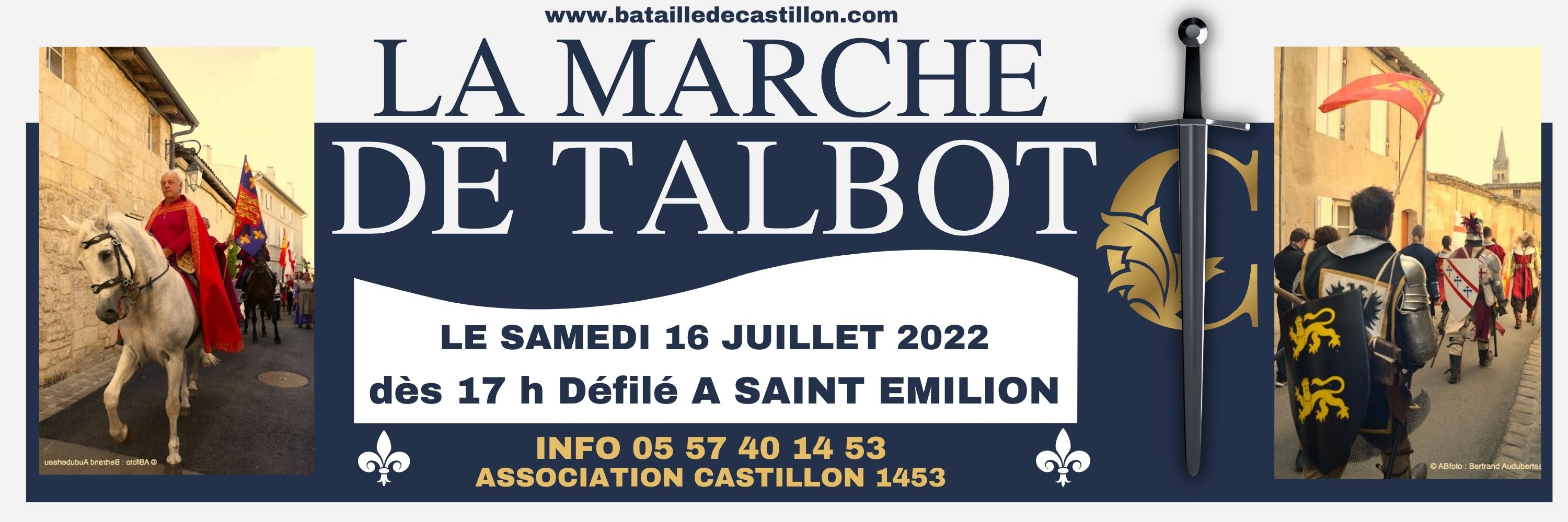 MARCHE DE TALBOT 2022 Bannière SAINT EMILION